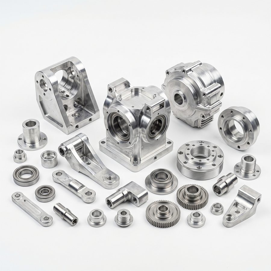 Custom aluminum CNC machined brackets and precision parts