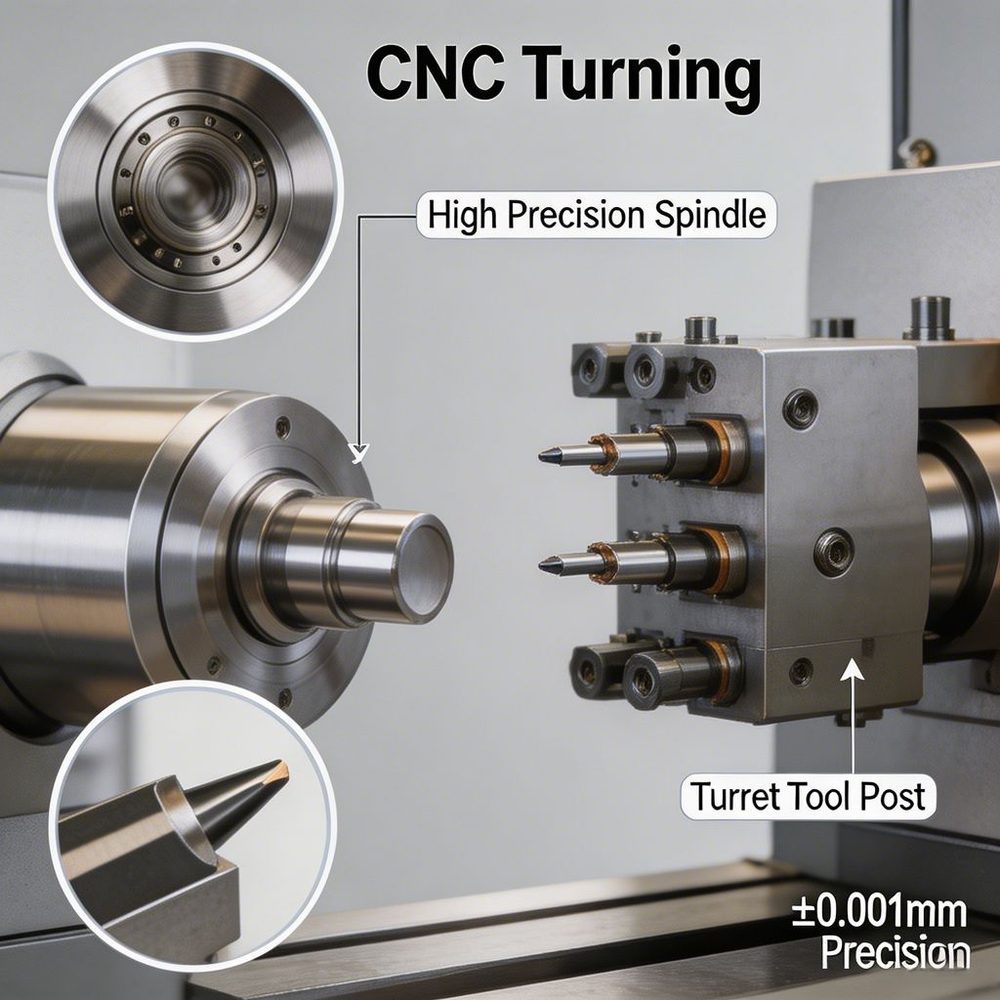 Stainless Steel Shaft Machining for Precision Turned Parts