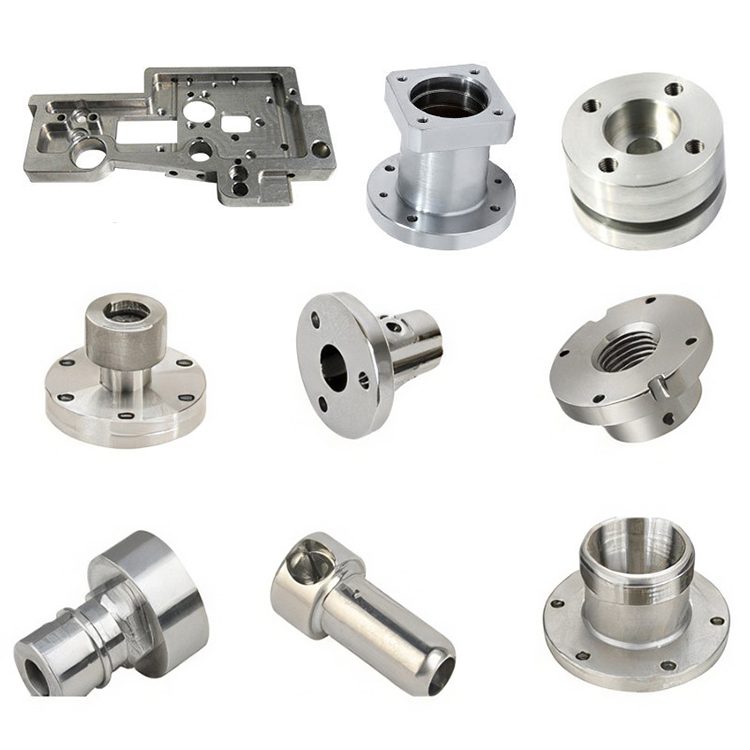 Custom flange shaft and threaded CNC machined parts
